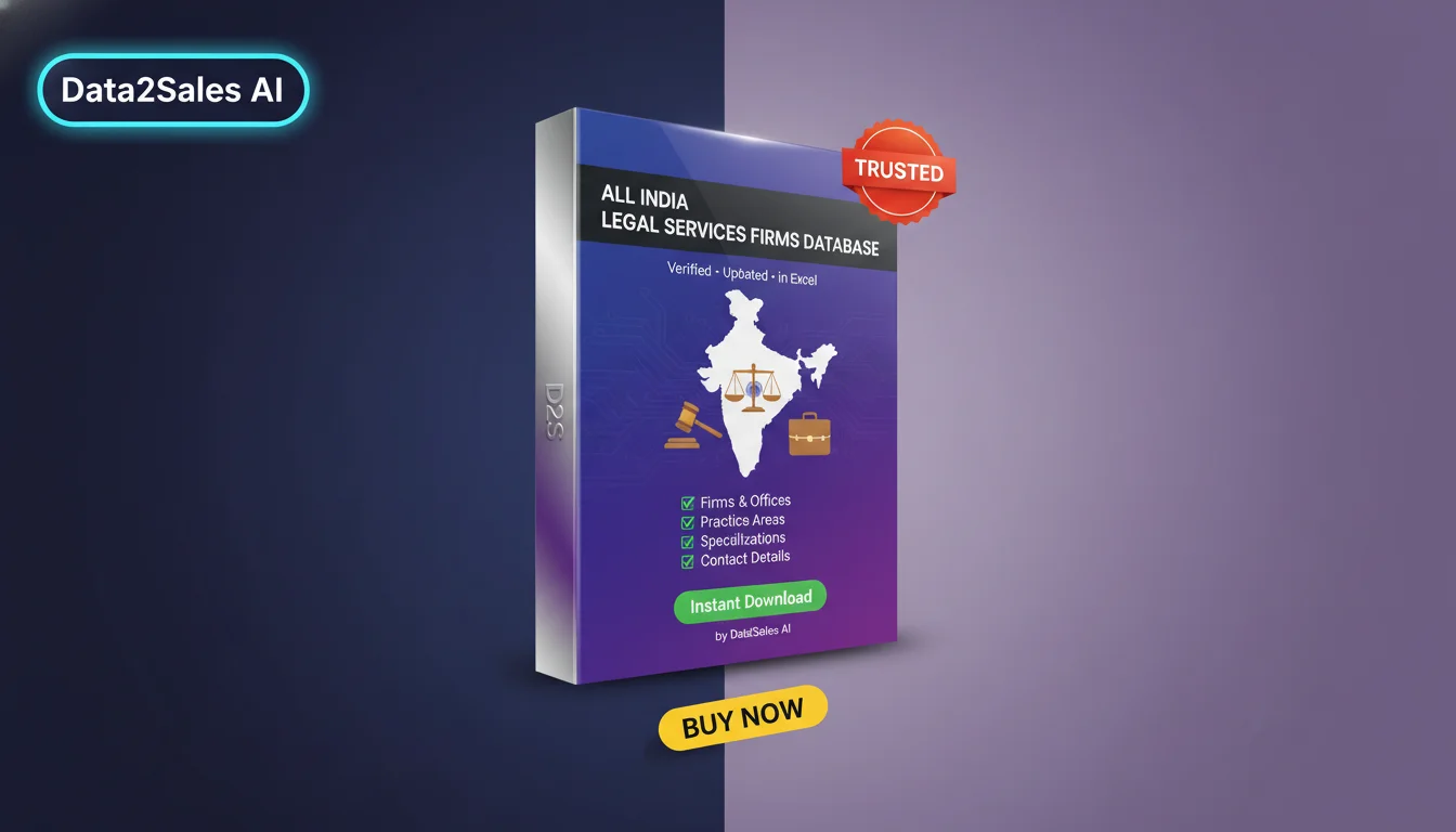 Buy Legal Services Firms Database in India — Verified B2B Leads