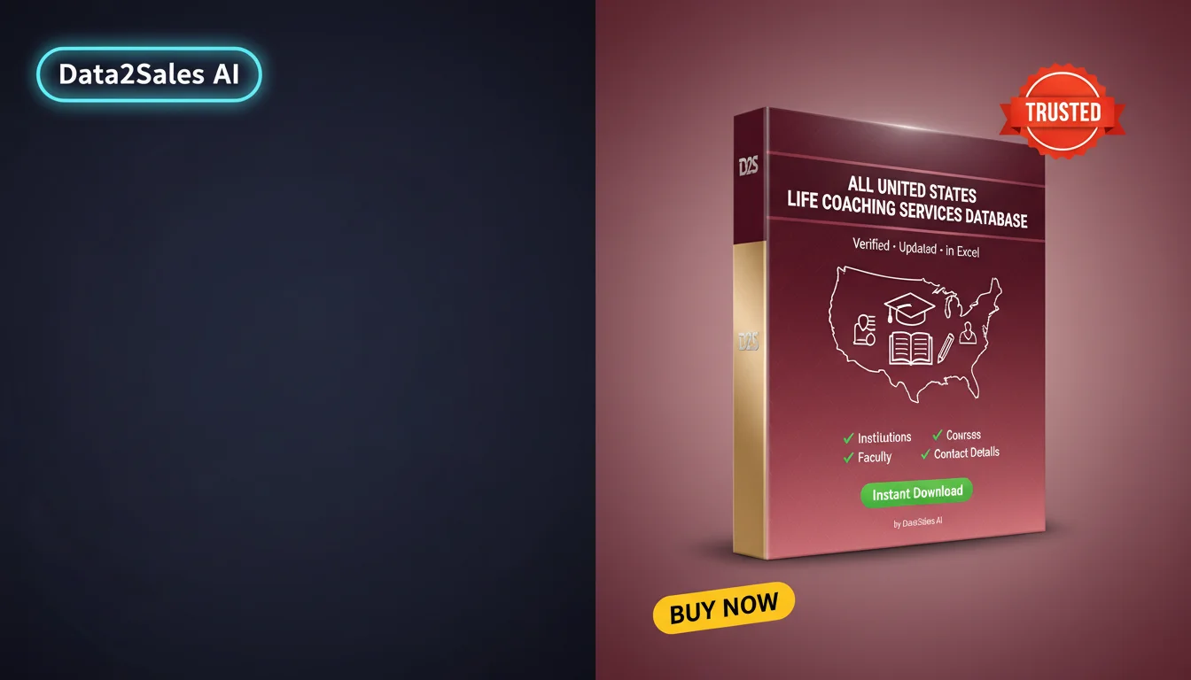 Buy Life Coaching Services Database in United States — Verified B2B…