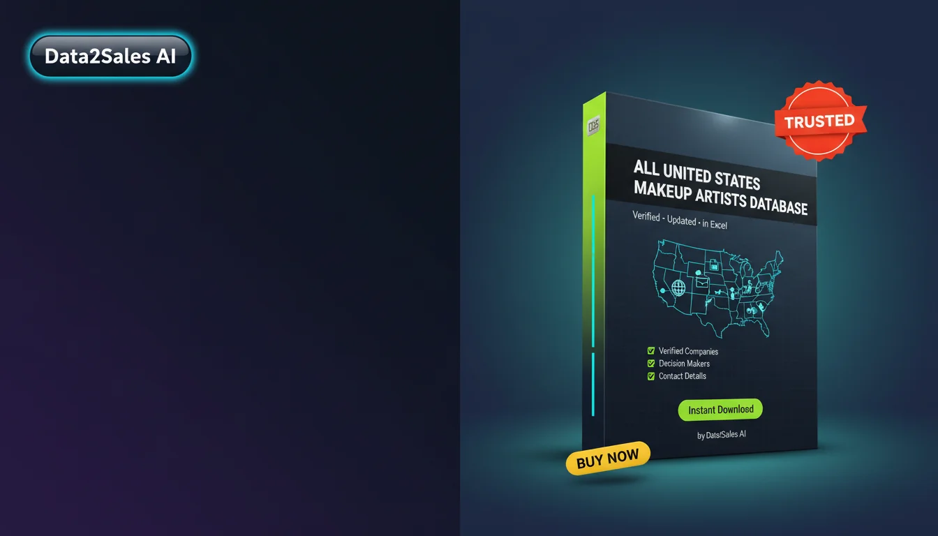 Buy Makeup Artists Database in United States — Verified B2B Leads