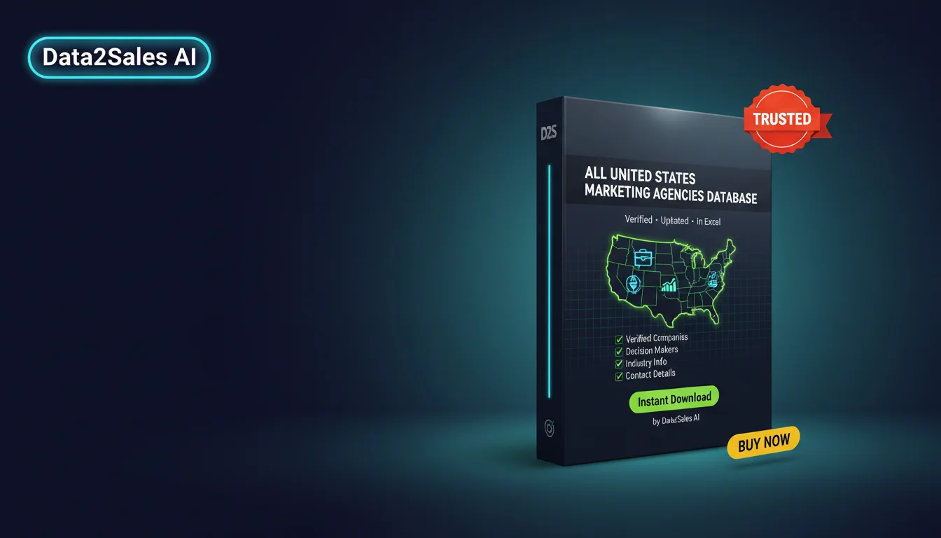 Buy Marketing Agencies Database in United States — Verified B2B Lead…