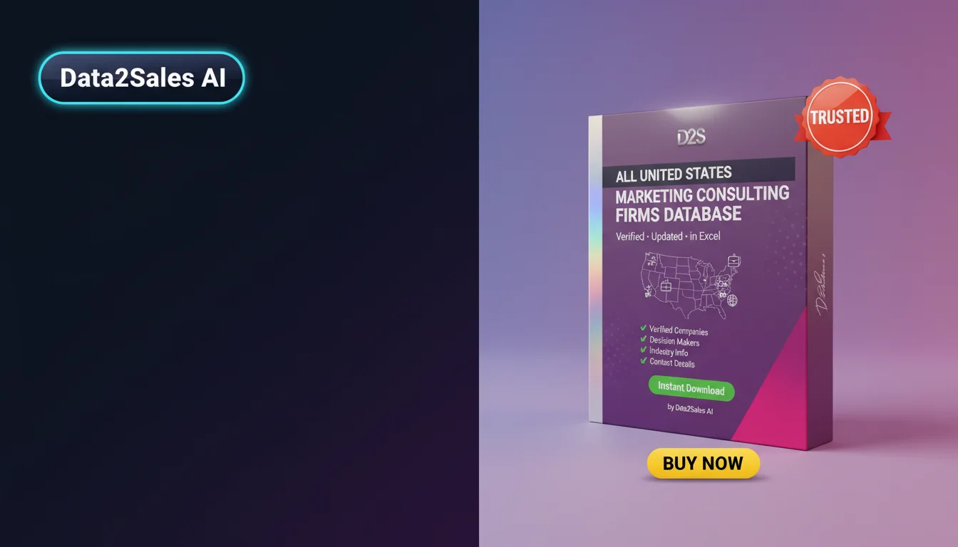 Buy Marketing Consulting Firms Database in United States — Verified…