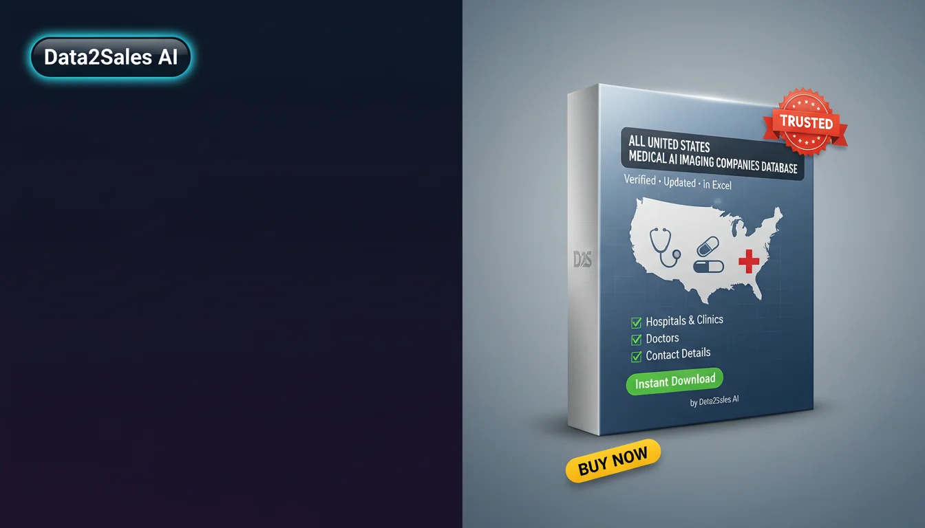 Buy Medical Ai Imaging Companies Database in United States — Verifie…
