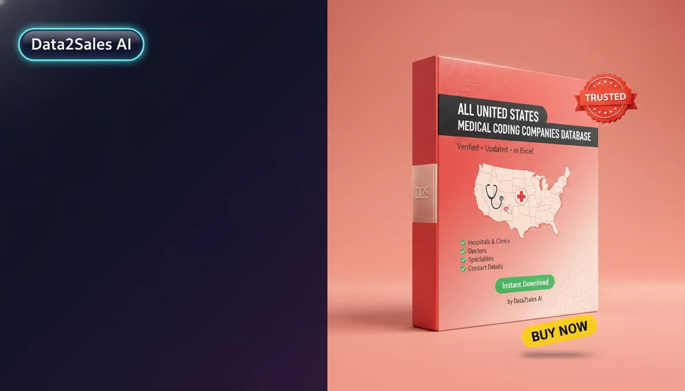 Buy Medical Coding Companies Database in United States — Verified B2…