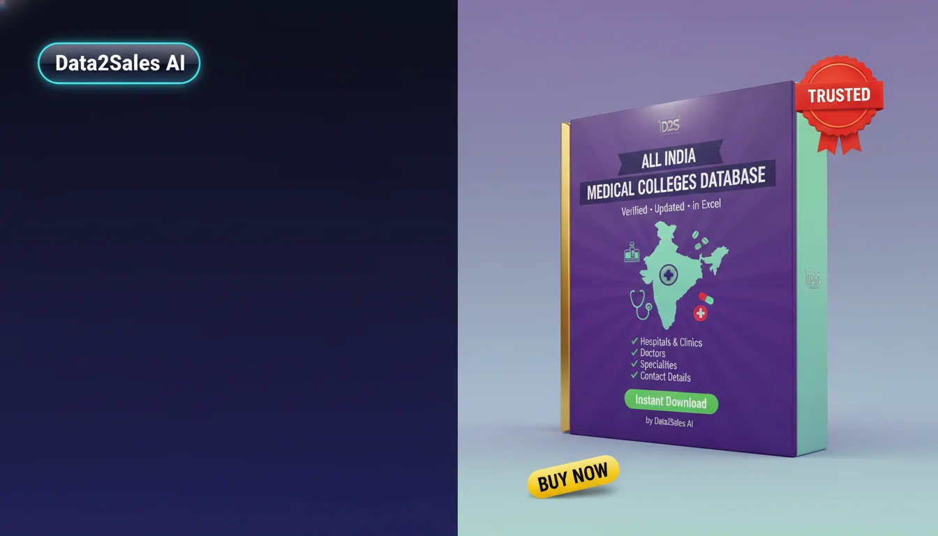 Buy Medical Colleges Database in India — Verified B2B Leads