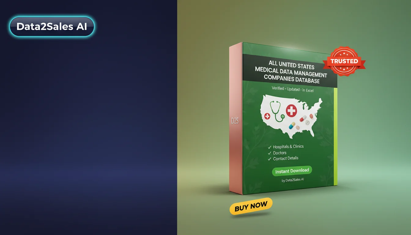 Buy Medical Data Management Companies Database in United States — Ve…