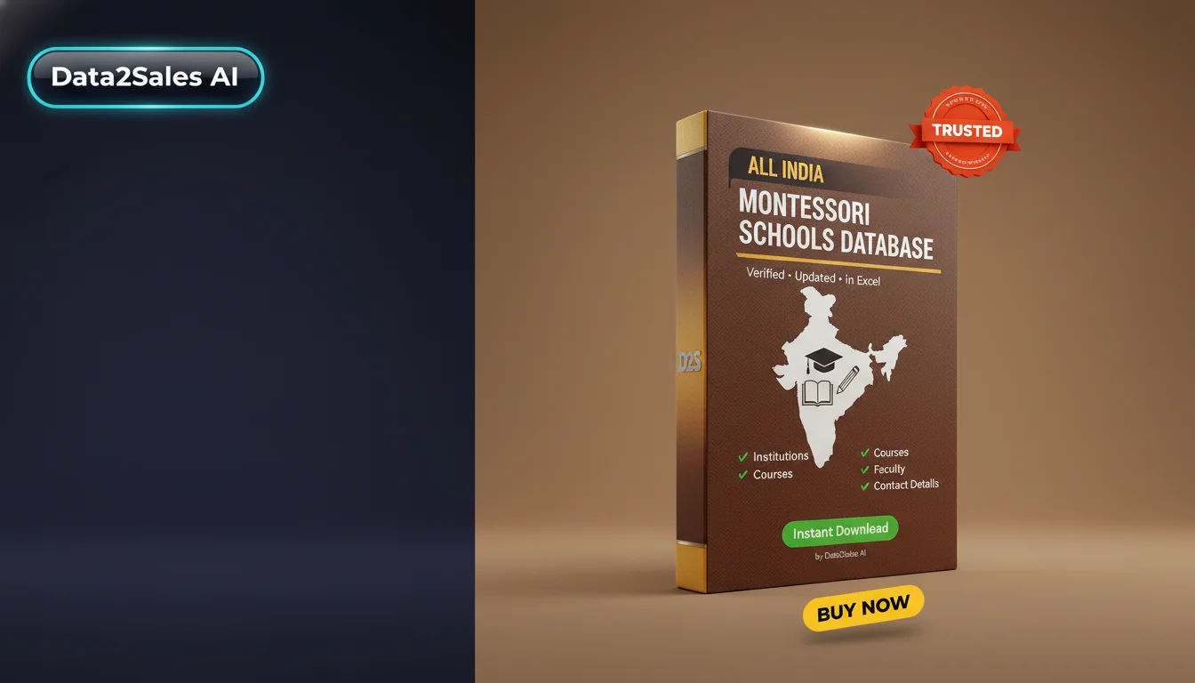 Buy Montessori Schools Database in India — Verified B2B Leads
