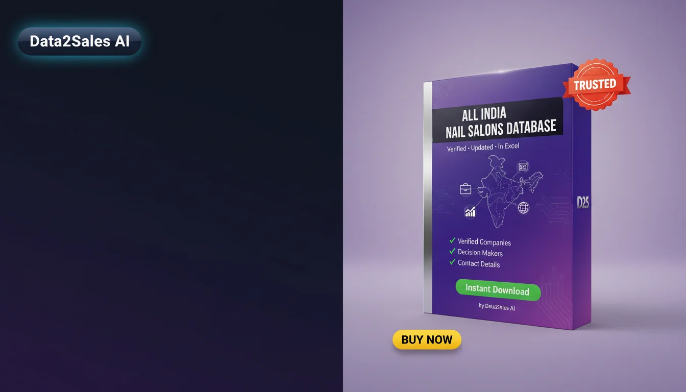 Buy Nail Salons Database in India — Verified B2B Leads