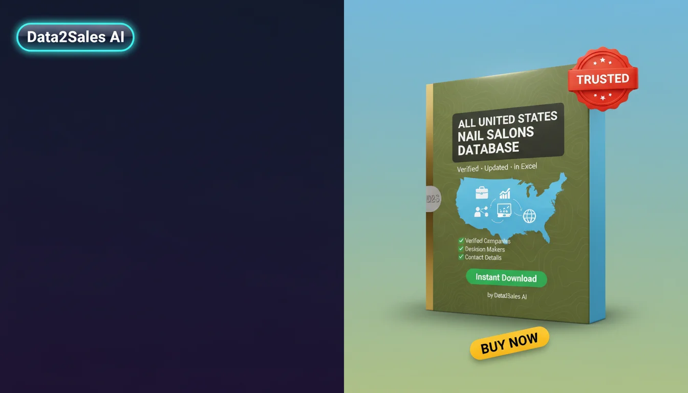 Buy Nail Salons Database in United States — Verified B2B Leads