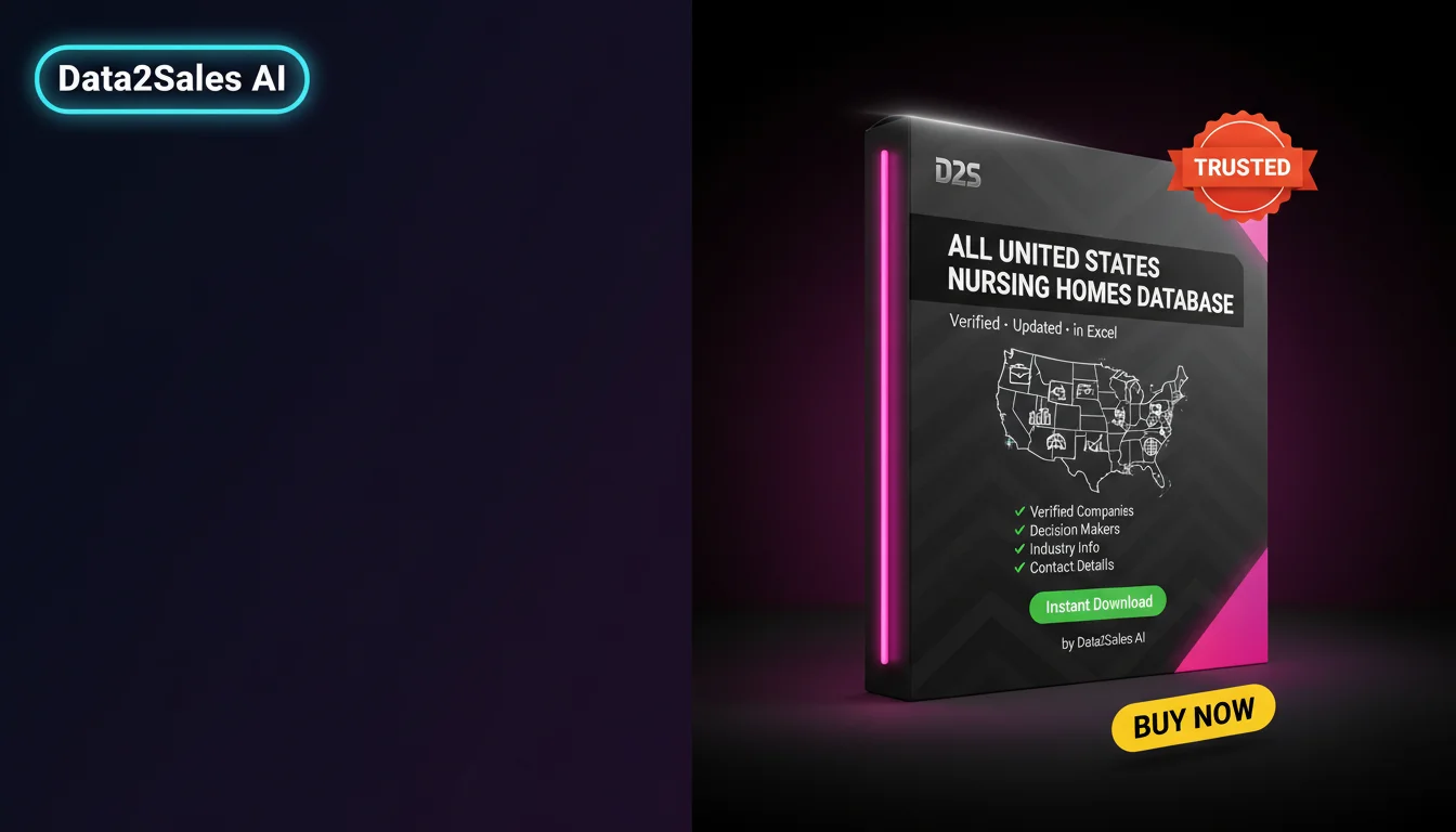 Buy Nursing Homes Database in United States — Verified B2B Leads