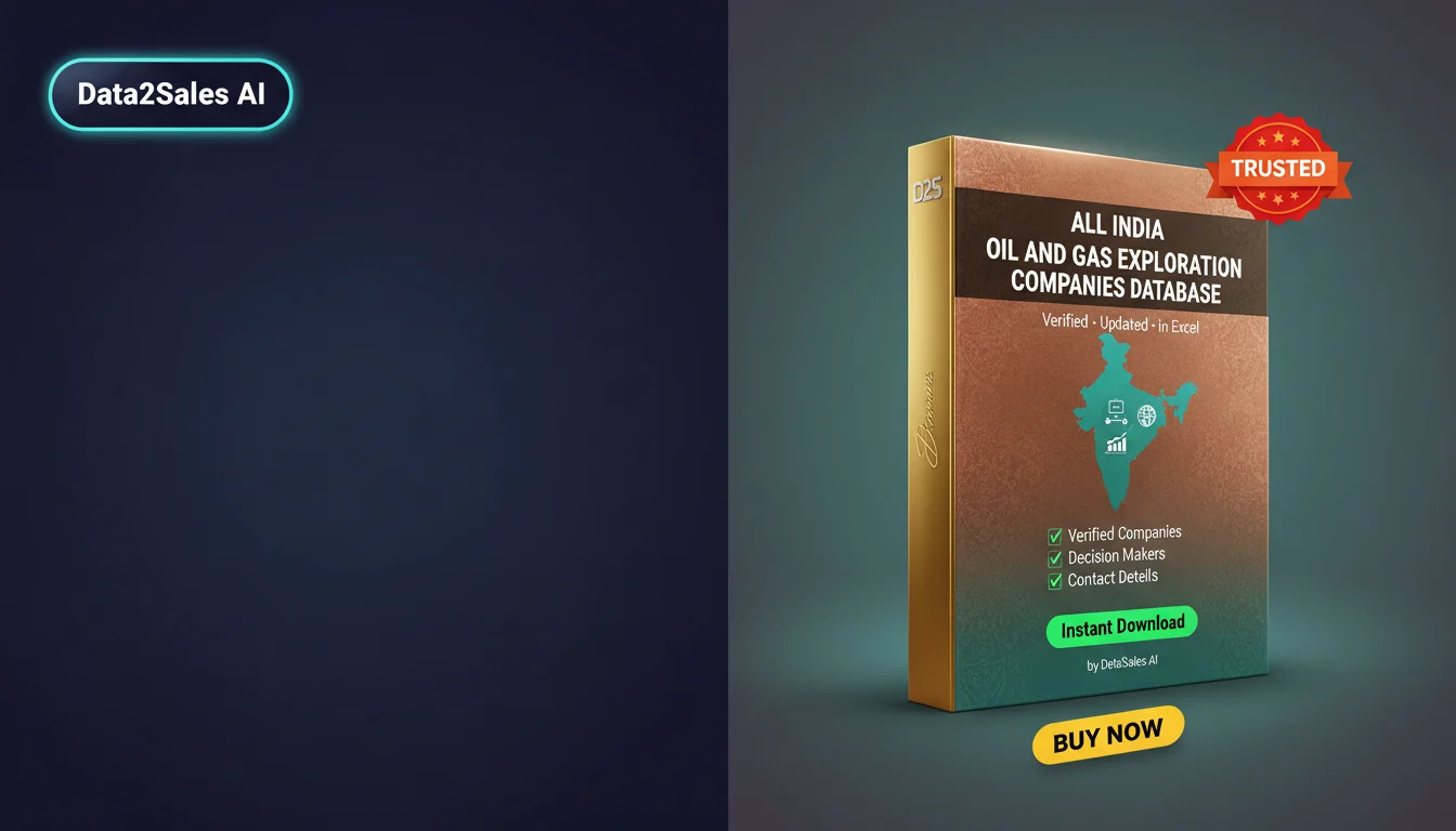 Buy Oil And Gas Exploration Companies Database in India — Verified B…