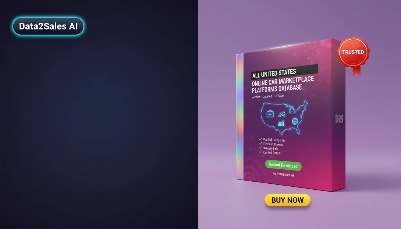 Buy Online Car Marketplace Platforms Database in United States — Ver…