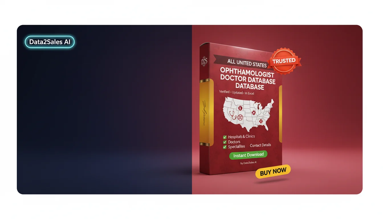 Buy Ophthalmologist Doctor Databases Database in United States — Ver…