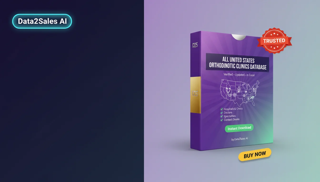 Buy Orthodontic Clinics Database in United States — Verified B2B Lea…