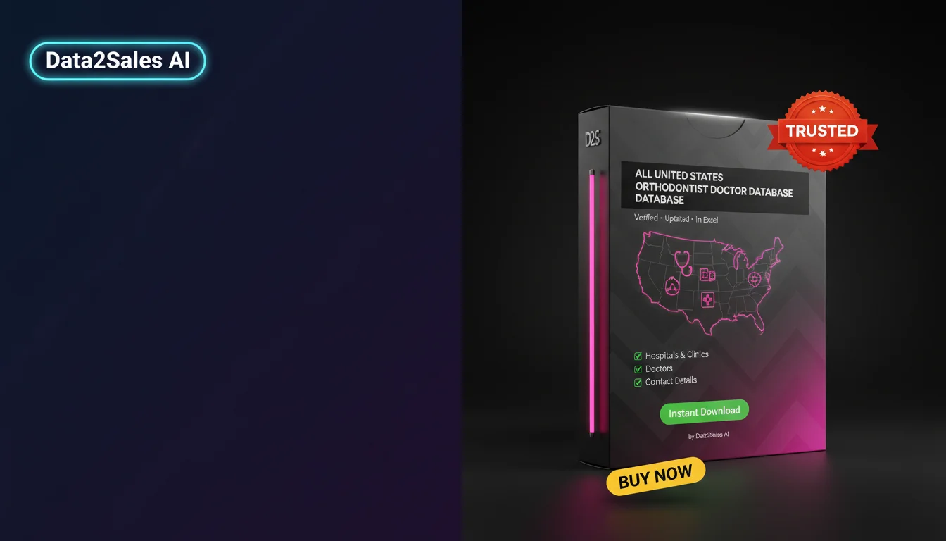 Buy Orthodontist Doctor Databases Database in United States — Verifi…