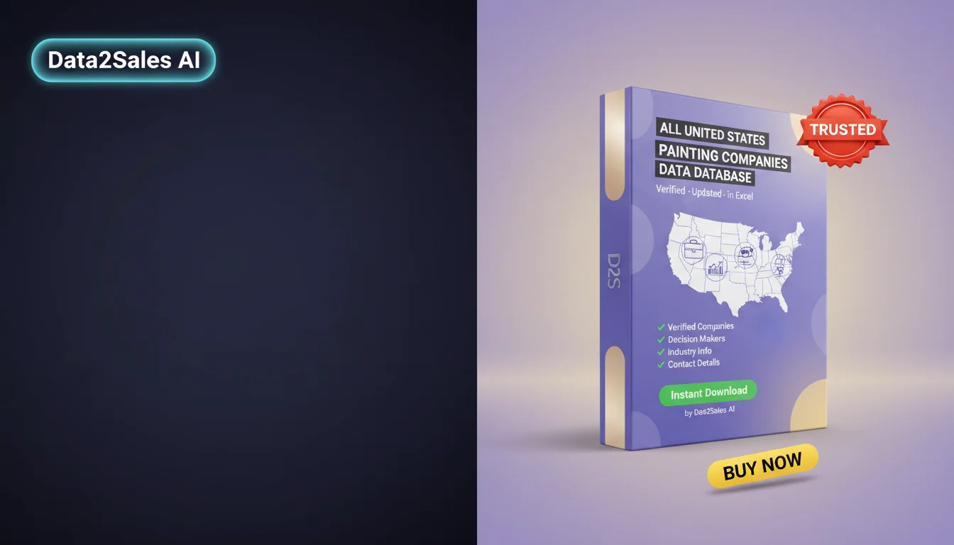 Buy Painting Companies Datas Database in United States — Verified B2…