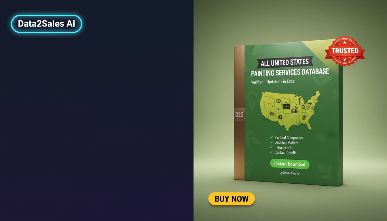 Buy Painting Services Database in United States — Verified B2B Leads