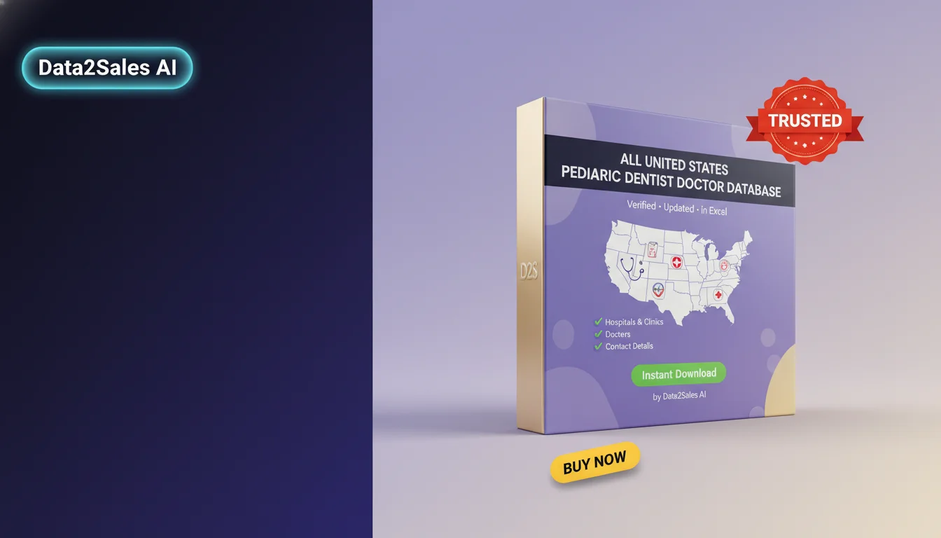 Buy Pediatric Dentist Doctor Databases Database in United States — V…