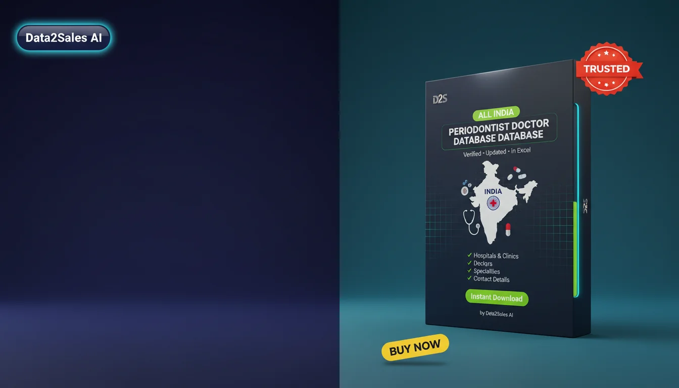 Buy Periodontist Doctor Databases Database in India — Verified B2B L…