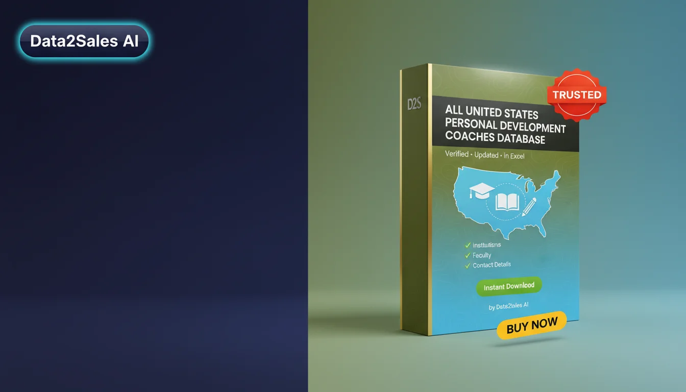 Buy Personal Development Coaches Database in United States — Verifie…