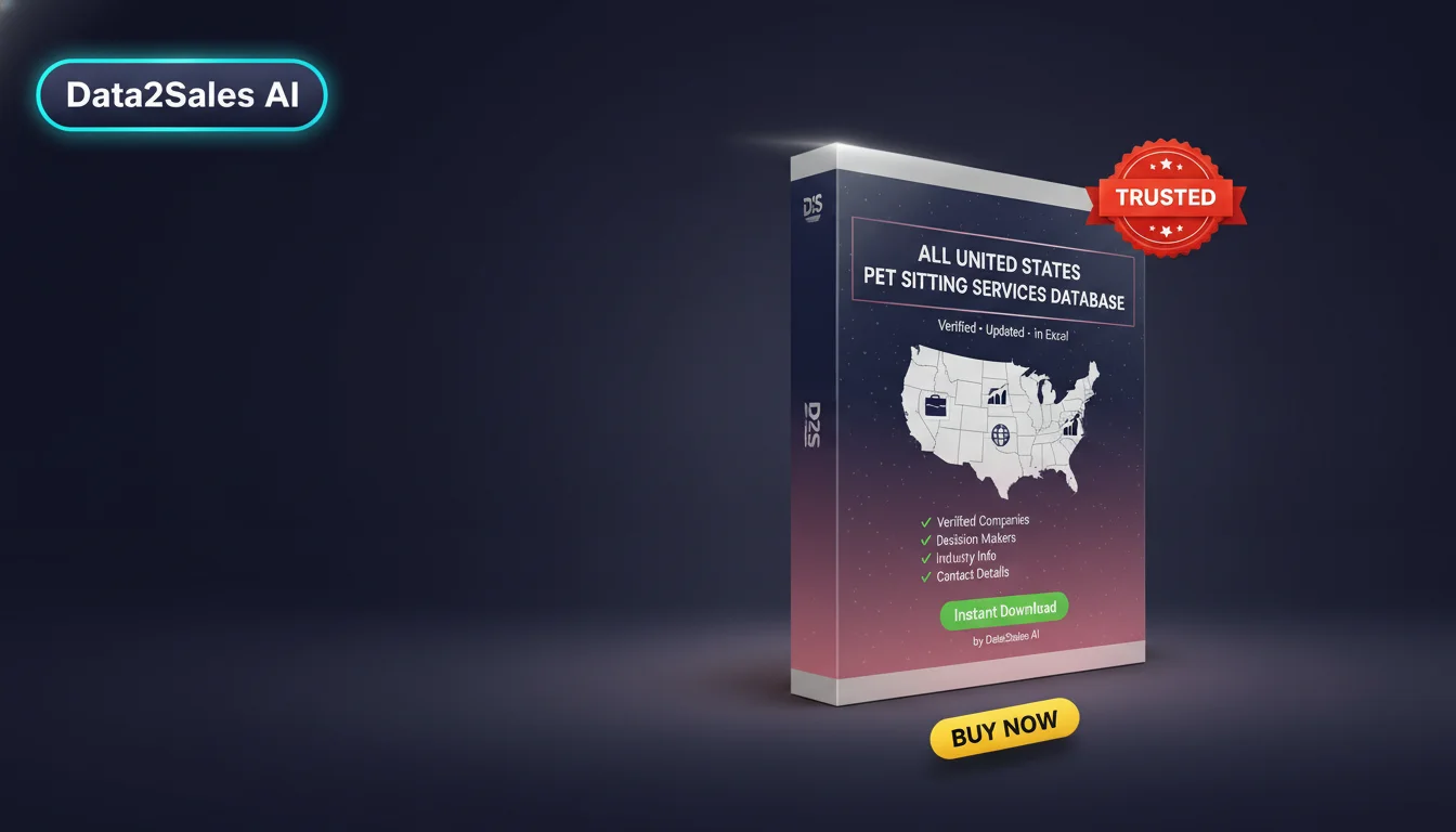 Buy Pet Sitting Services Database in United States — Verified B2B Le…