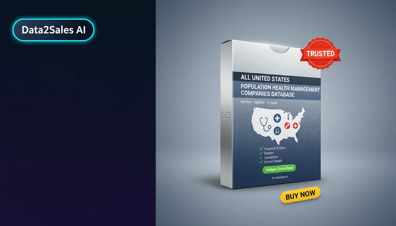 Buy Population Health Management Companies Database in United States…