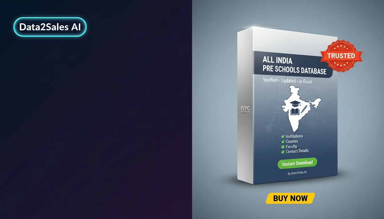 Buy Pre Schools Database in India — Verified B2B Leads