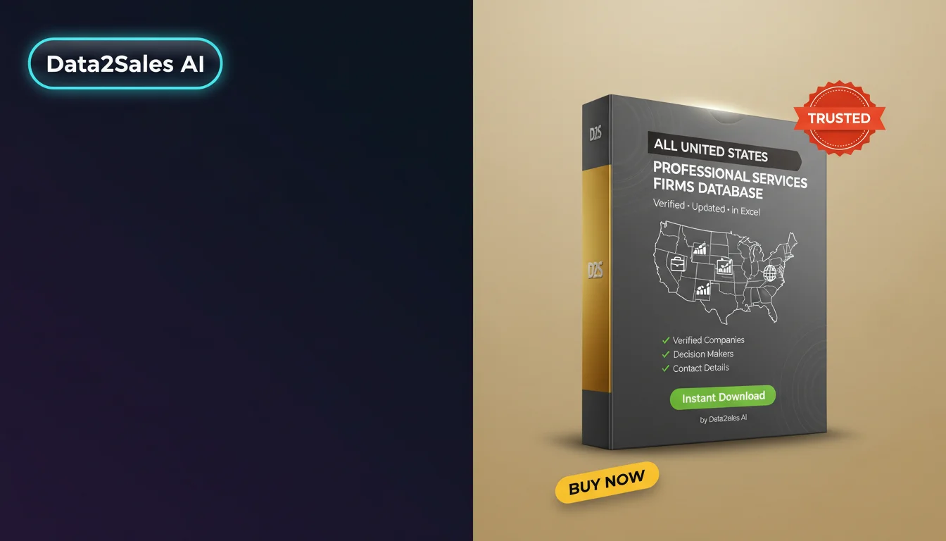 Buy Professional Services Firms Database in United States — Verified…