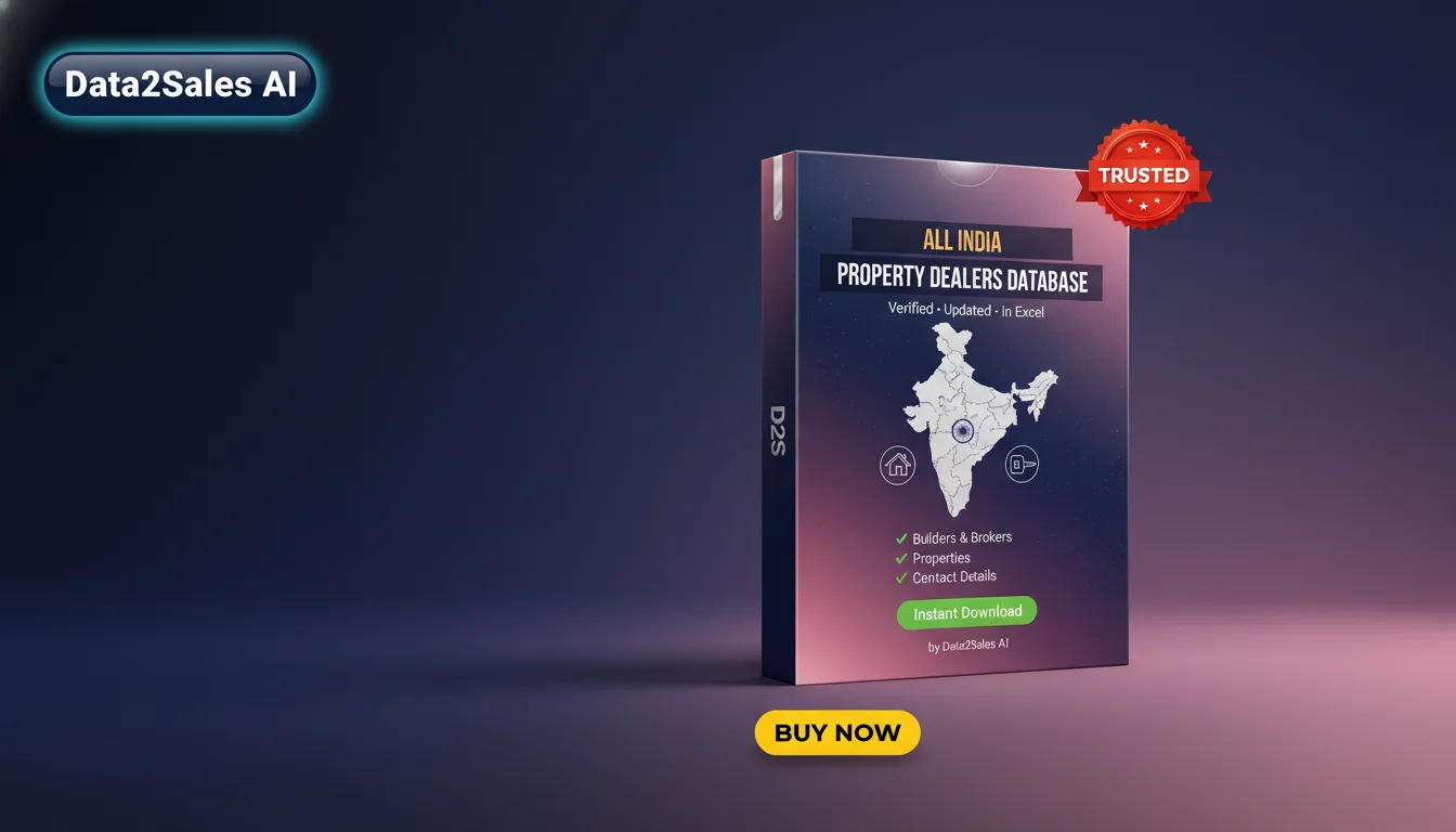 Buy Property Dealers Database in India — Verified B2B Leads