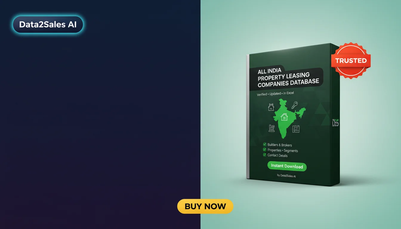 Buy Property Leasing Companies Database in India — Verified B2B Lead…
