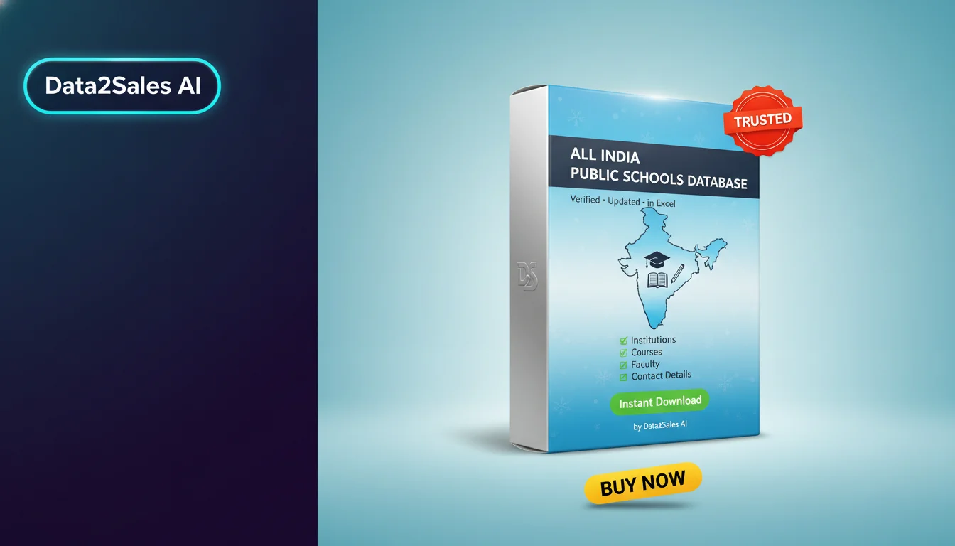 Buy Public Schools Database in India — Verified B2B Leads