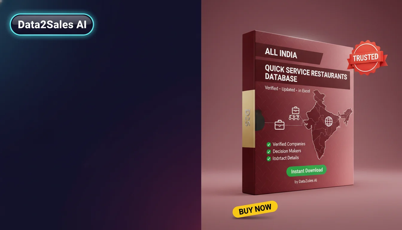 Buy Quick Service Restaurants Database in India — Verified B2B Leads