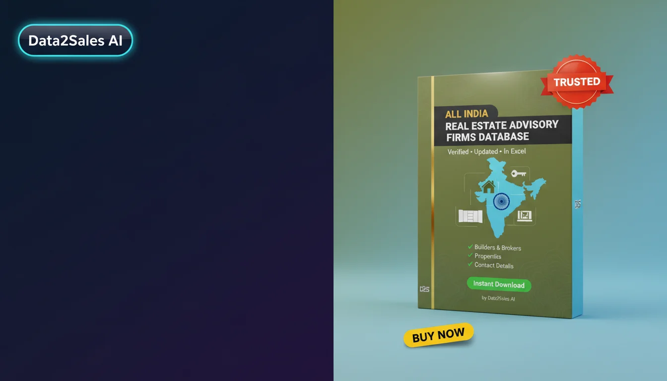 Buy Real Estate Advisory Firms Database in India — Verified B2B Lead…