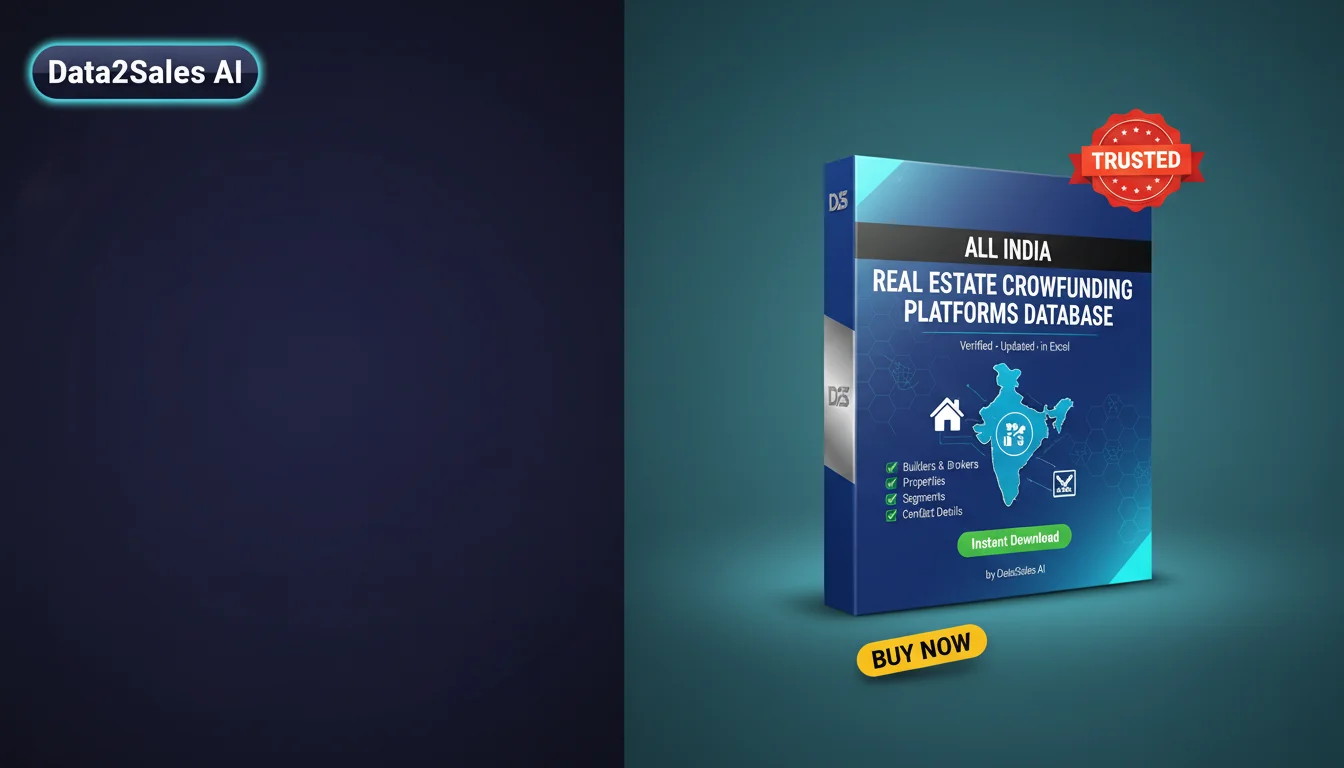 Buy Real Estate Crowdfunding Platforms Database in India — Verified…
