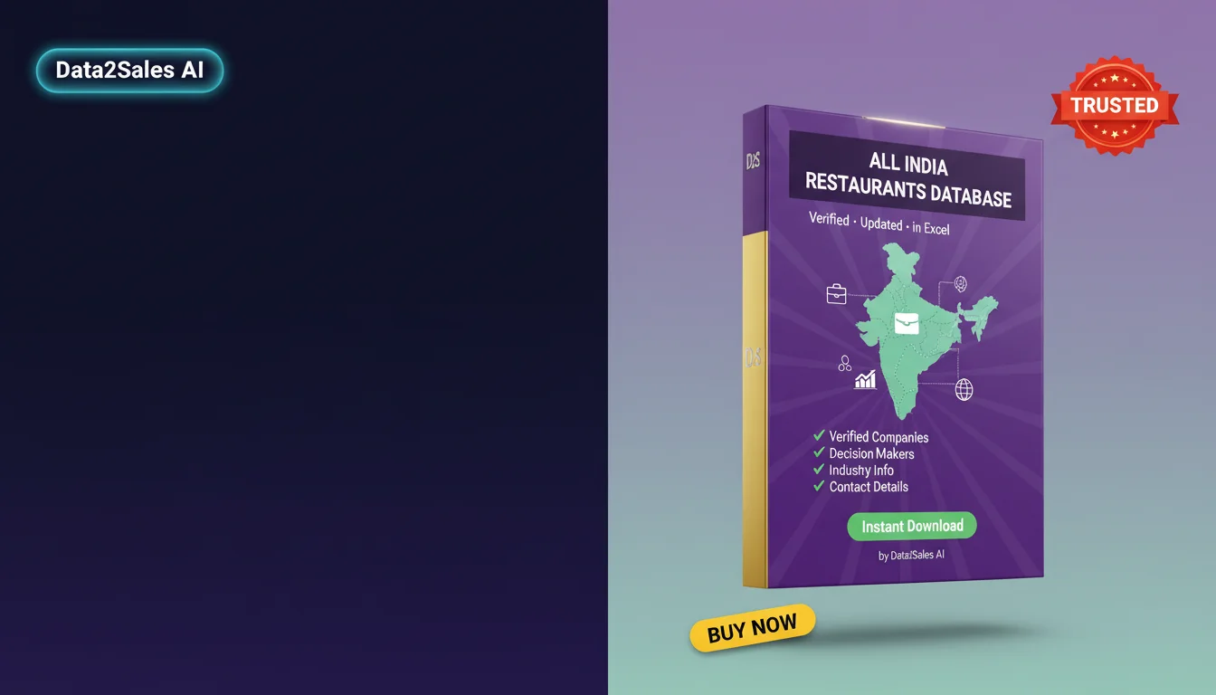 Buy Restaurants Database in India — Verified B2B Leads