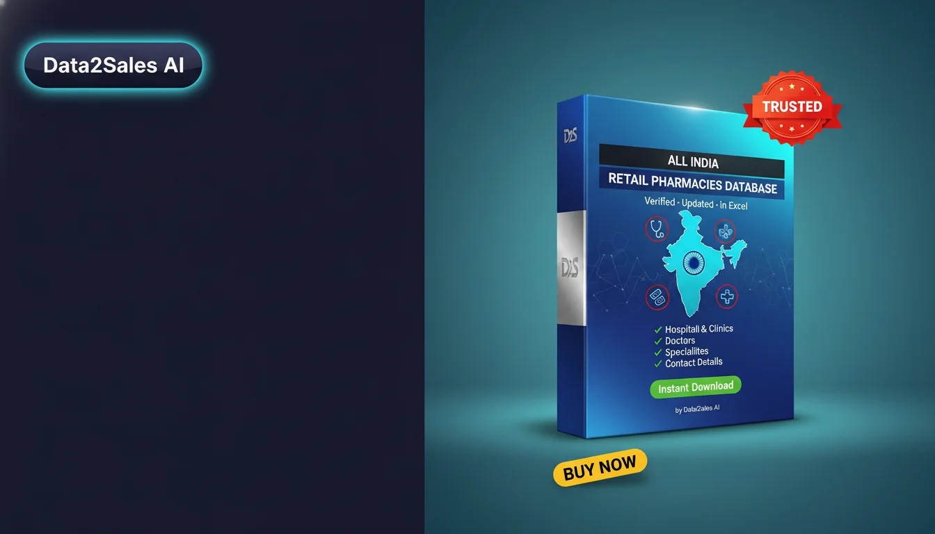 Buy Retail Pharmacies Database in India — Verified B2B Leads