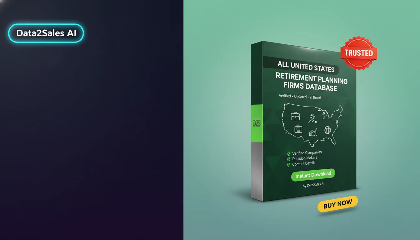 Buy Retirement Planning Firms Database in United States — Verified B…