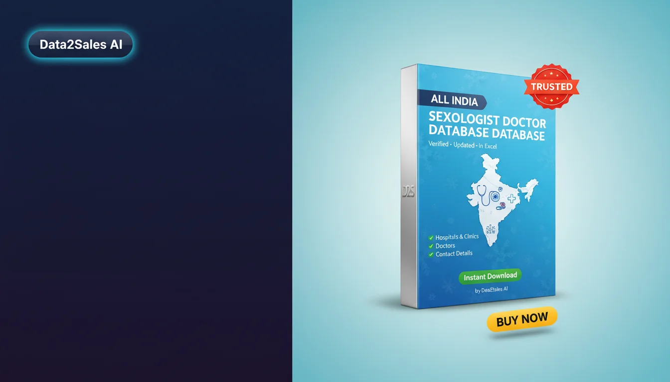 Buy Sexologist Doctor Databases Database in India — Verified B2B Lea…