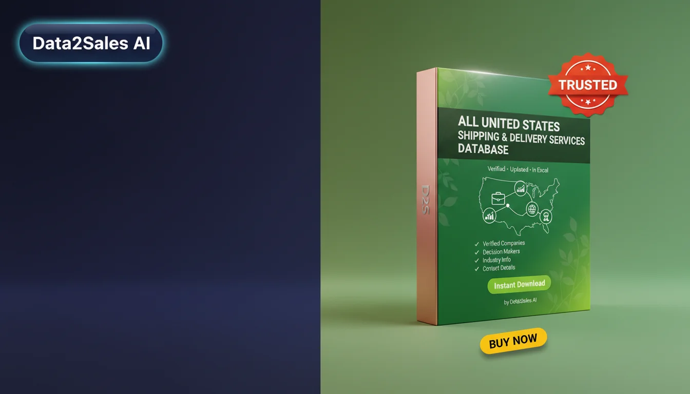 Buy Shipping & Delivery Services Database in United States — Verifie…