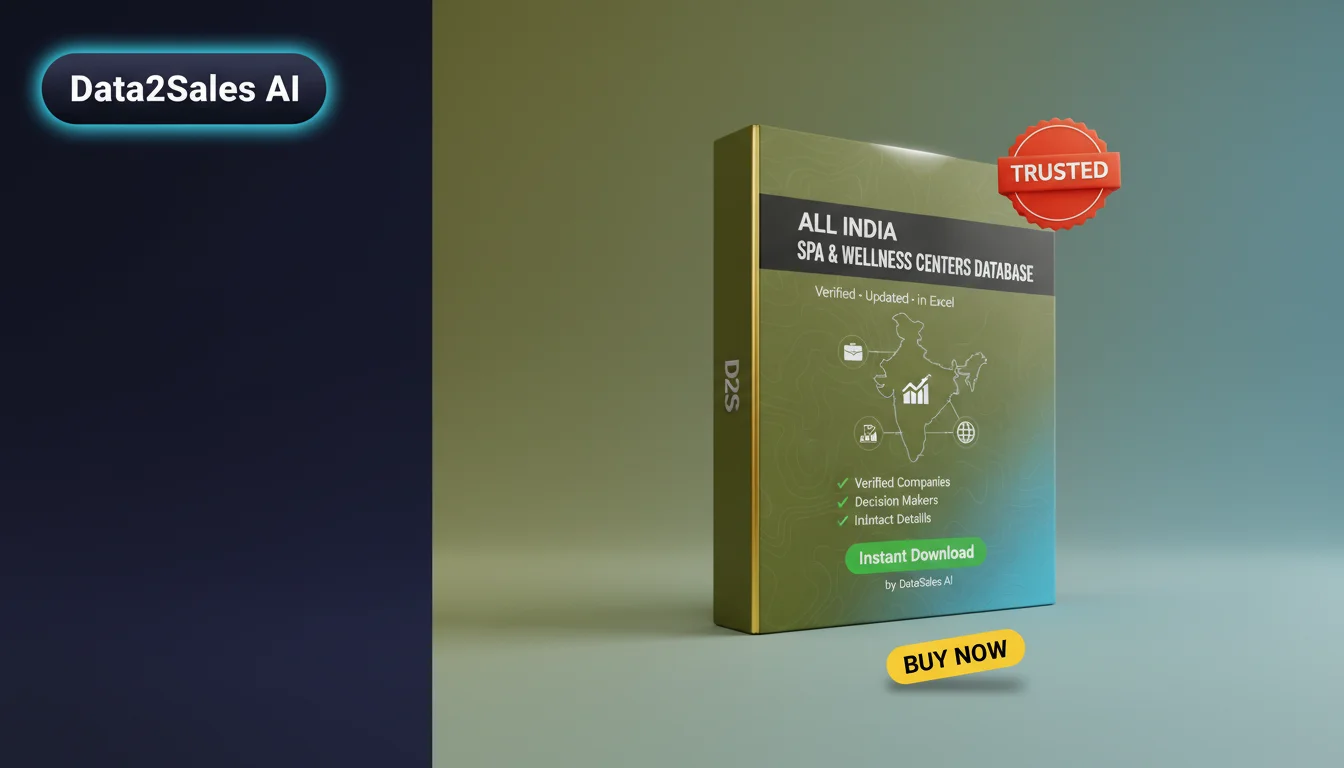 Buy Spa & Wellness Centers Database in India — Verified B2B Leads