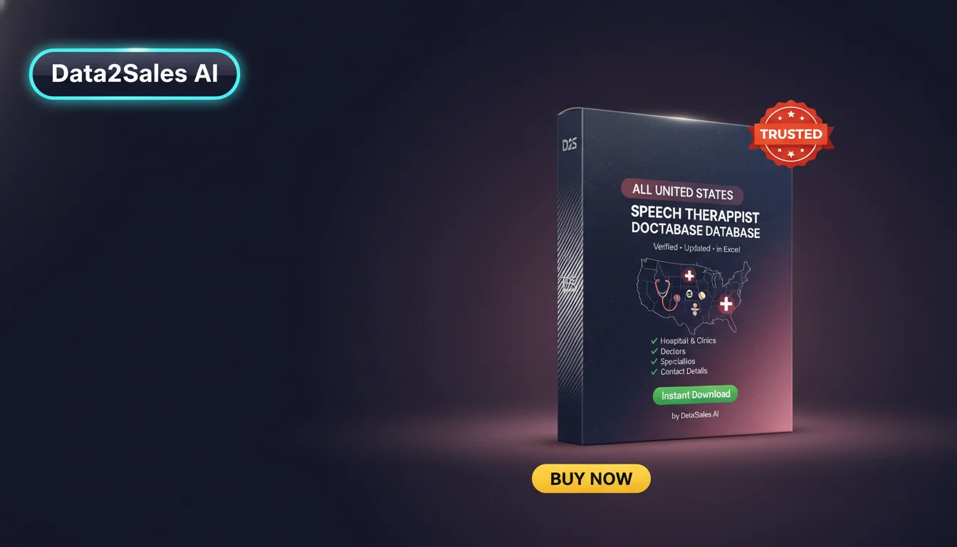 Buy Speech Therapist Doctor Databases Database in United States — Ve…