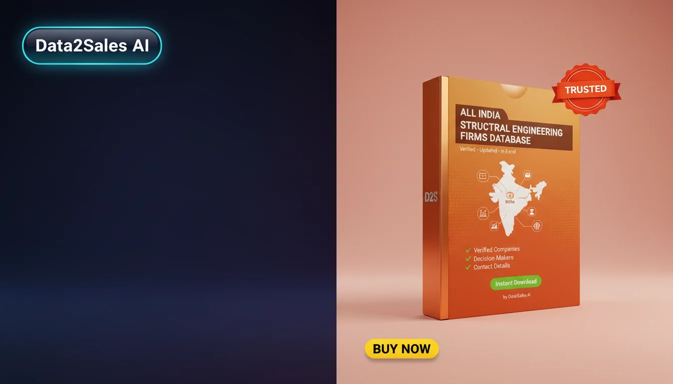 Buy Structural Engineering Firms Database in India — Verified B2B Le…