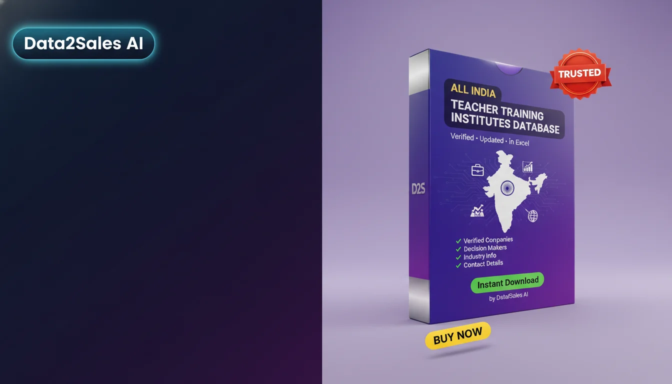Buy Teacher Training Institutes Database in India — Verified B2B Lea…