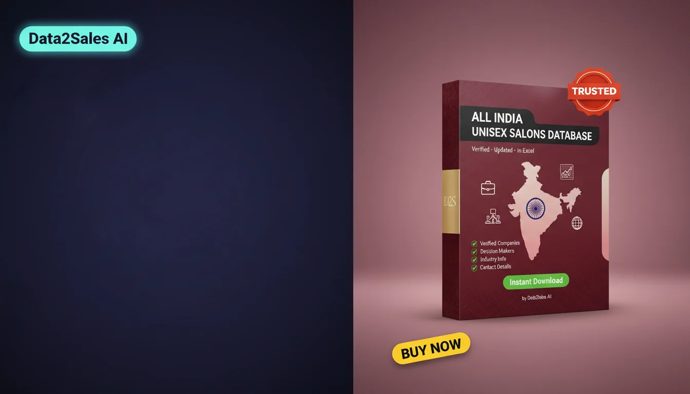 Buy Unisex Salons Database in India — Verified B2B Leads