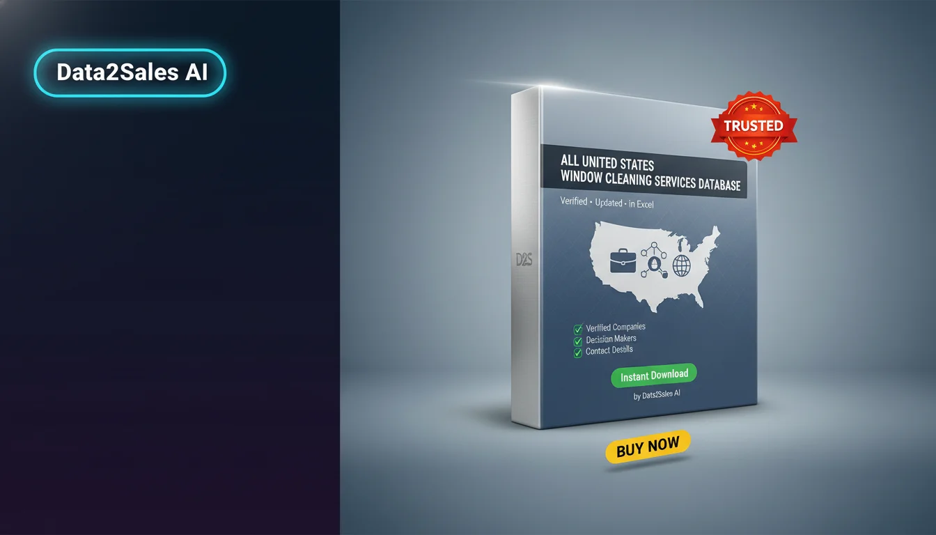 Buy Window Cleaning Services Database in United States — Verified B2…