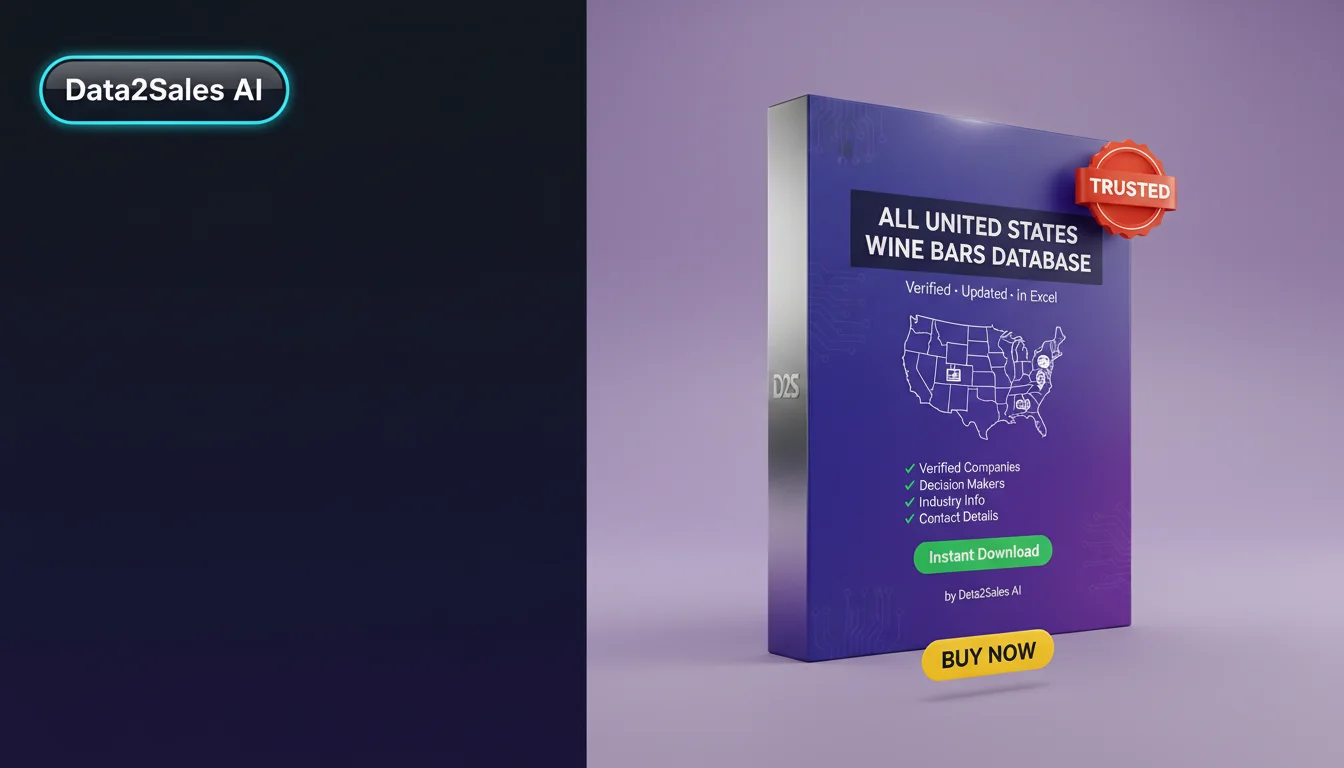Buy Wine Bars Database in United States — Verified B2B Leads