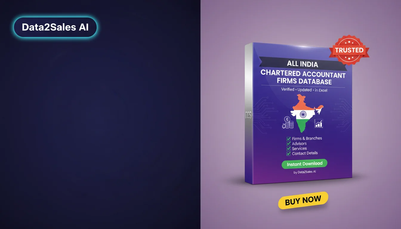 Chartered Accountant Firms Leads in Gujarat, India — Verified B2B Da…