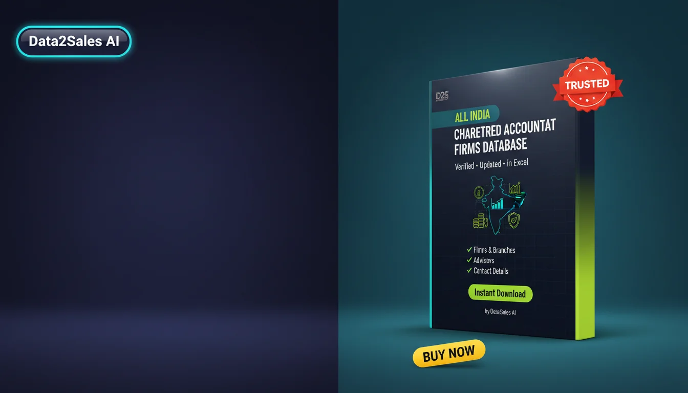 Chartered Accountant Firms Leads in Maharashtra, India — Verified B2…