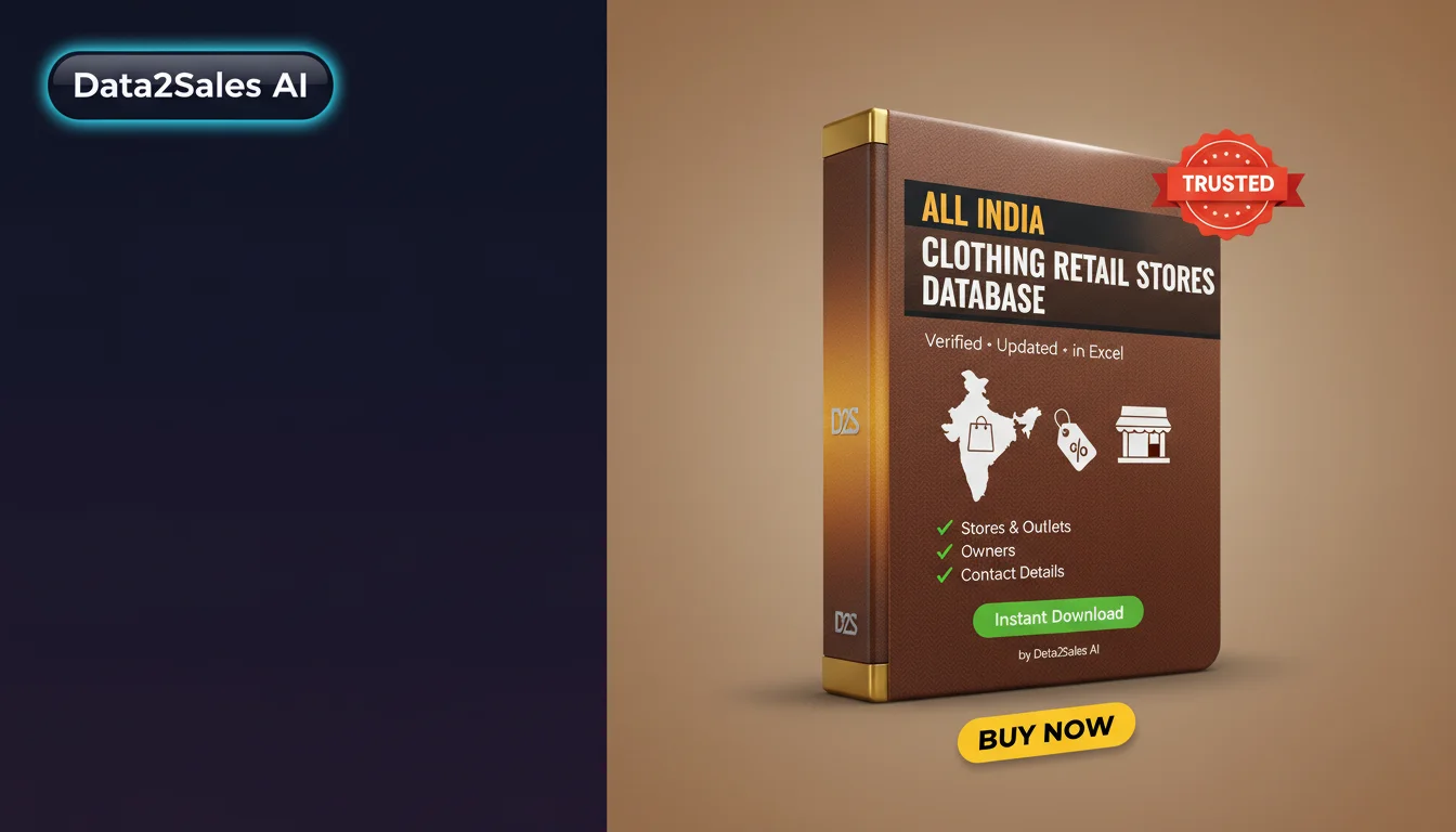 Clothing Retail Stores Leads in Delhi, India — Verified B2B Database