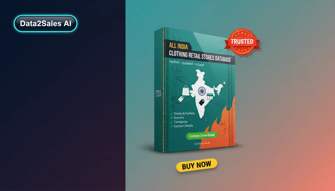 Clothing Retail Stores Leads in Gujarat, India — Verified B2B Databa…