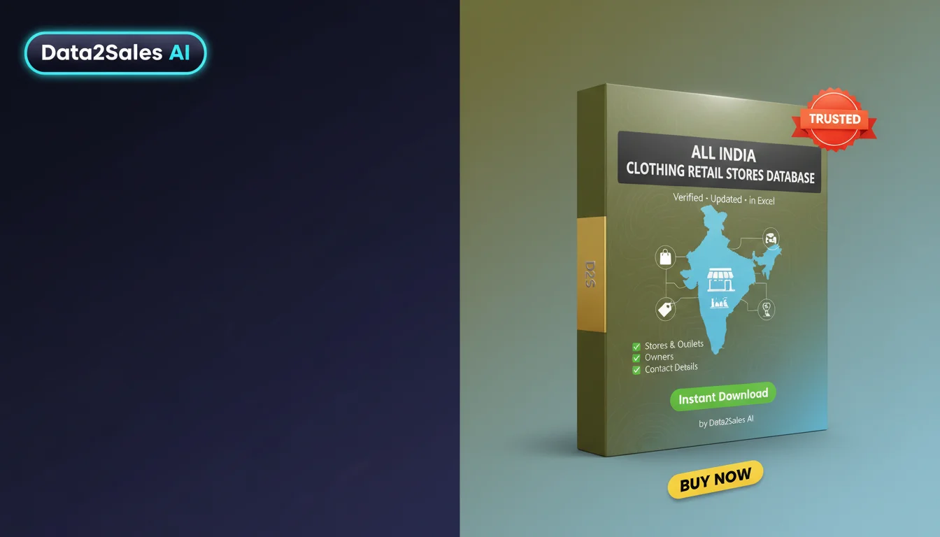 Clothing Retail Stores Leads in Haryana, India — Verified B2B Databa…